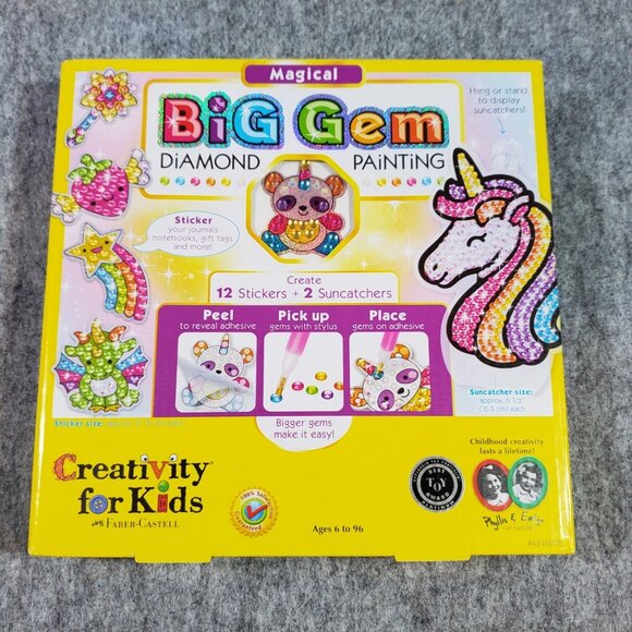 Creativity for Kids Magical Big Gem Diamond Painting Kit - Picture 1 of 3